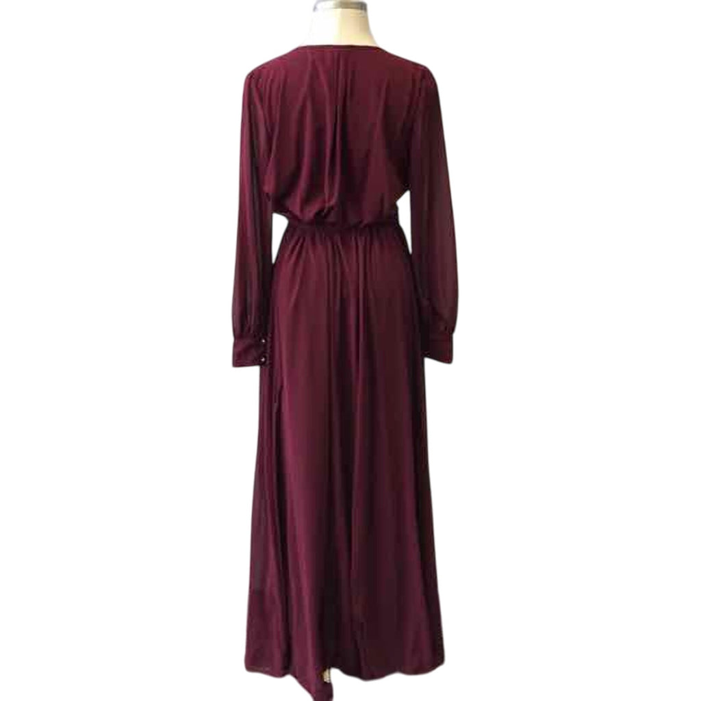knee length dresses for ladies London Times Merlot Delight Metallic Bubble Crepe Sheath Dress main image 1