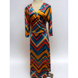 Locryz Size 3X Multi-Color Maxi Dress - Style Plus Consignment Boutique