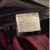 WHY Dress Pleated Metallic Stripe Skirt | XL & XXL