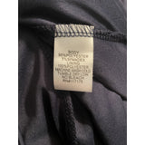 HAANI 1X Wine Flocked Velvet Floral Print Bell Sleeve Hem