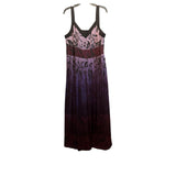 Lane Bryant Size 18W Purple Floral Ombré Midi Dress | Fully Lined | Side Zip