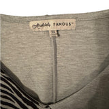 Absolutely Famous 3X Zebra Colorblock Knit Top NWT