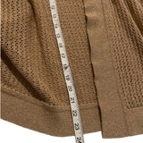 2x Open Knit Cardigan Gold Metallic Nipon Boutique