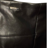 Marc New York Faux Leather Pull-On Pants 3X Black