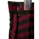 WHY Dress Pleated Metallic Stripe Skirt | XL & XXL