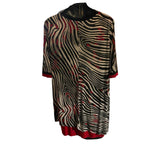 Madison Leigh 24W Bold Zebra Print Dress – Chic Fall Style