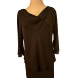 S. L. Fashion Size 18W Black Evening Skirt Set