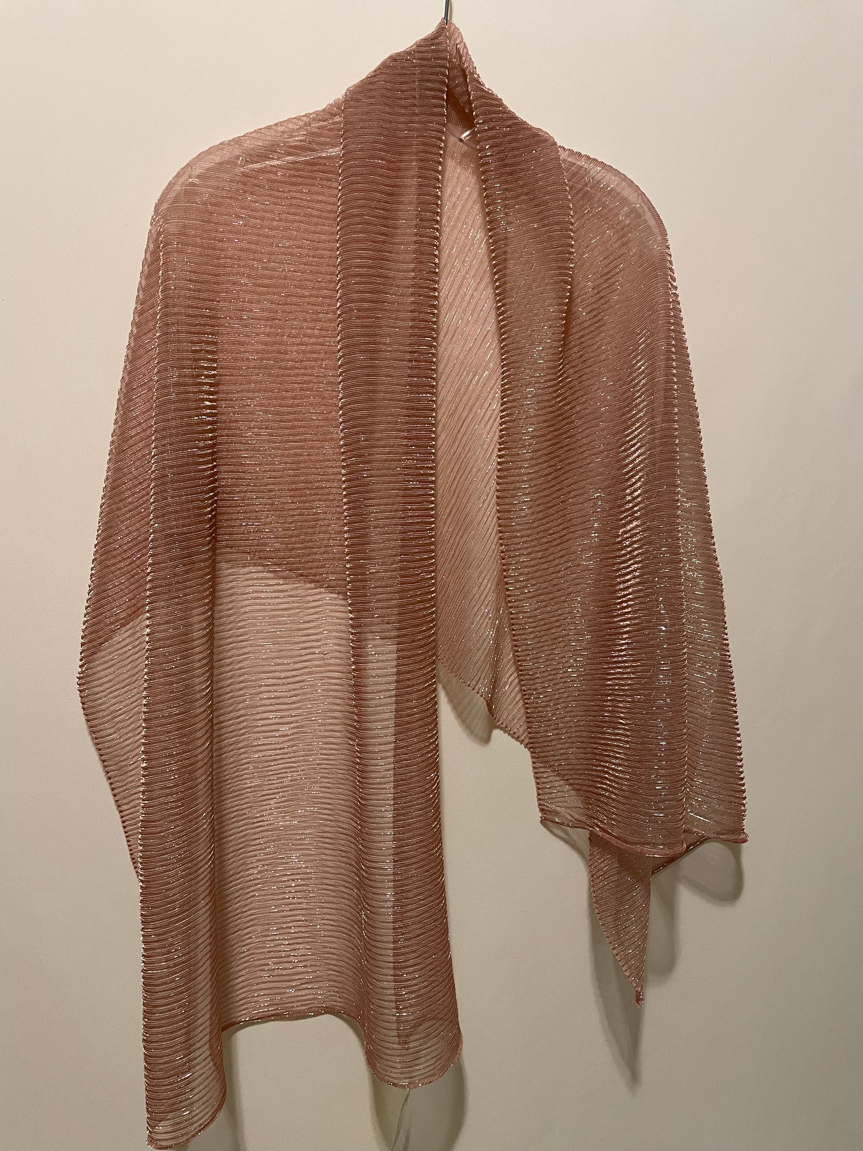 Rose gold 2024 shawl wrap