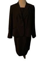 Talbots Size 16W Black 2PC Dress