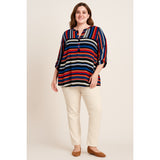 Ava & Grace Plus Size Striped Tunic Top 3X – Western Inspired