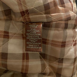 Sonoma 3X Hooded Corduroy Jacket Sherpa Hood Plaid Lining Zip Front