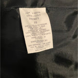 Sag Harbor 100% Wool Blazer – Size 18 – Classic Black, Fully Lined