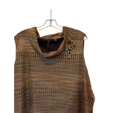SKYE’S THE LIMIT 3X Brown Plaid Cowl-Neck Dress P2P 26 L 40