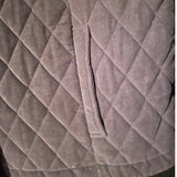 Salon Z Real Clothes Quilted Corduroy Vest Brown Size 16