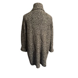 Talbots Black Ivory Cocoon Cardigan 3X – Cozy Knit Open Front