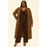 Jill Alexander Chocolate Brown Plus Size Jumpsuit – Sizes 2X