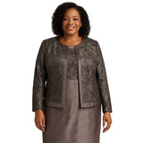 Two Piece dress 18M Black Floral Lace