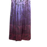 Lane Bryant Size 18W Purple Floral Ombré Midi Dress | Fully Lined | Side Zip