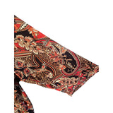 Ann Marshall 3X Travel Knit Jacket – Autumn Paisley Print, Plus Size 26-28