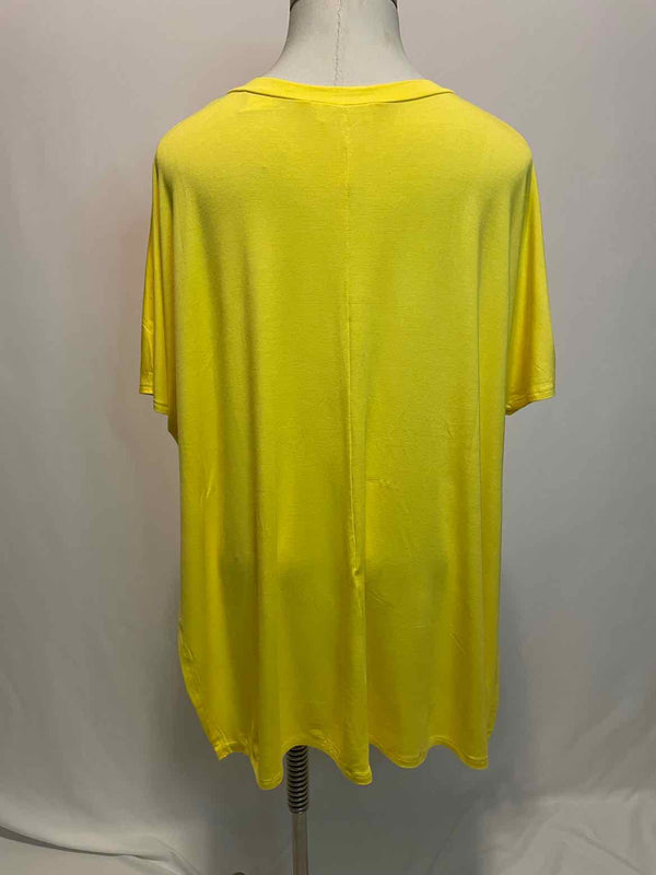 Size 2X Zenana Yellow Casual Top - Style Plus Consignment Boutique