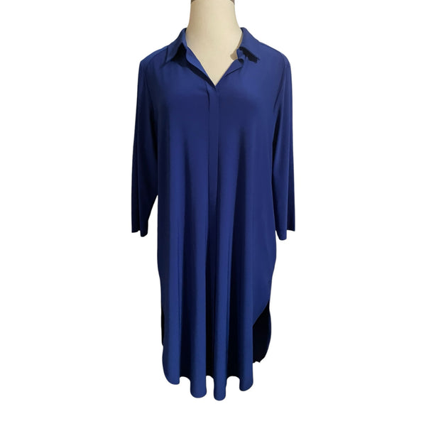 Women with Control Long Sleeve Shirttail Hem Sheath