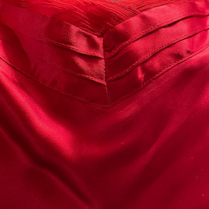 Resume Woman Ruby Red 100% Silk Bias-Cut Tank Top 3X