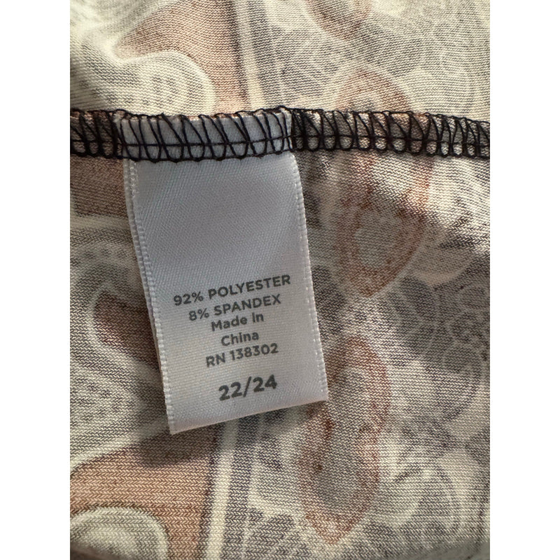 Avenue Boho Border Print Jersey Sheath Dress – Plus Size 26/28