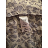 Ellos 1X (22–24) Leopard Print A-Line Knit Dress – Soft Stretch with ¾ Sleeves - Style Plus Consignment Boutique