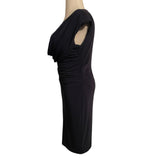 Jones New York Navy Draped Sequin Sheath Dress | Women’s 14 Misses