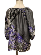 Size 20W investments Black Print Casual Top