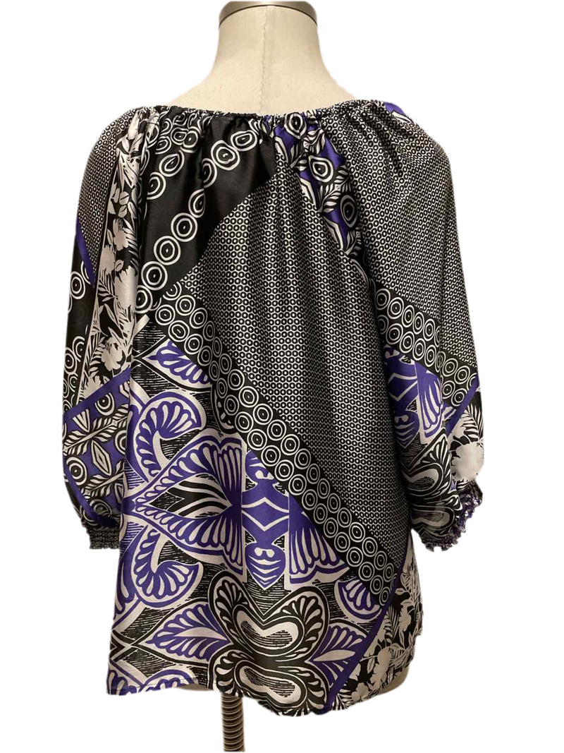 Size 20W investments Black Print Casual Top