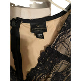 Worthington Black Lace & Chiffon Wide-Leg Plus Size Jumpsuit – Size 22W