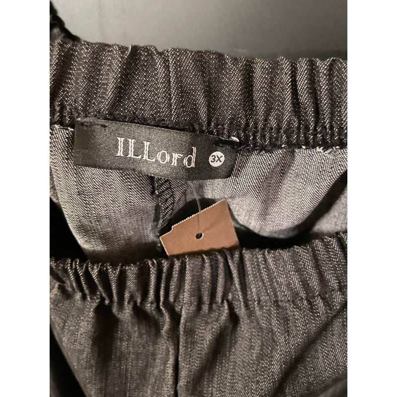 Lloyd Off-Shoulder Black Stretch Jumpsuit with Pockets – Plus Size 2X