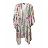 Torrid 00 Watercolor Kimono Duster Lightweight - Style Plus Consignment Boutique