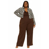 Jill Alexander Chocolate Brown Jumpsuit – Sizes 3X