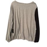 Absolutely Famous 3X Zebra Colorblock Knit Top NWT