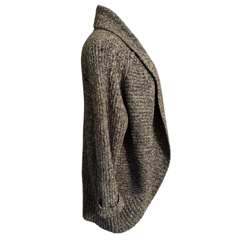 Talbots Black Ivory Cocoon Cardigan 3X – Cozy Knit Open Front