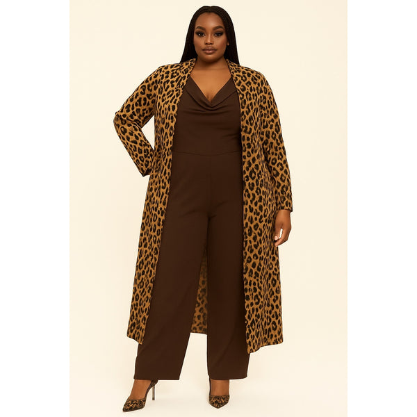 Jill Alexander Chocolate Brown Plus Size Jumpsuit – Sizes 1X