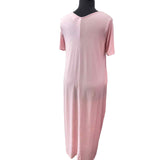 Zenana Size 3X Pink Maxi Dress