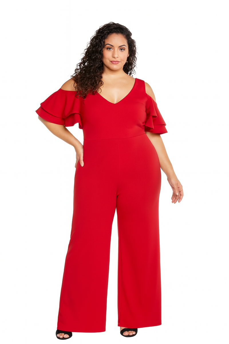 Symphony Red Size 3X Jumpsuit