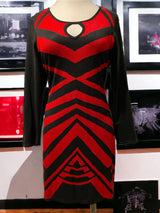 Derek Heart Size 2X Red Print Dress