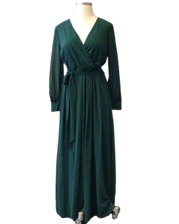 Style Plus Boutique Size 1X Emerald Evening Long Dress - Style Plus Consignment Boutique