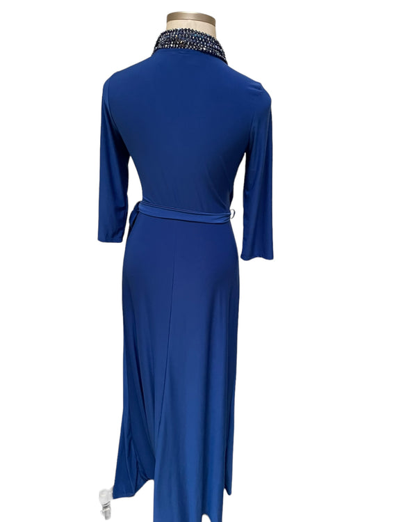 Janette Plus Size 1X Royal Blue Dress