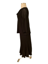 S. L. Fashion Size 18W Black Evening Skirt Set