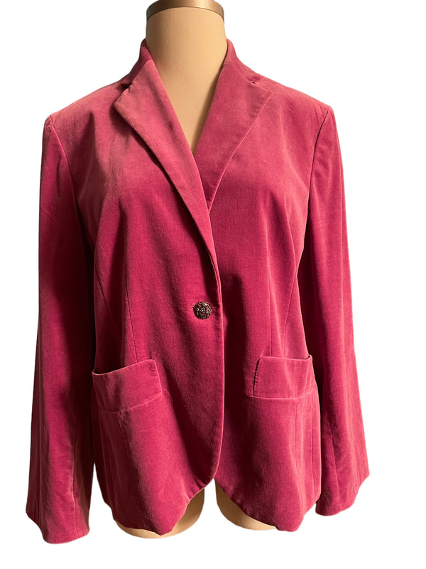 AK Anne Klein Size 20W Pink Jacket