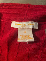 Size 26 Sweet Romeo Red Sweater