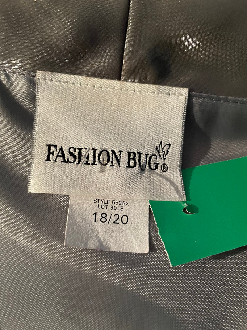 Fashion Bug Size 18/20 Gray Evening Top