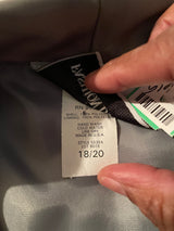 Fashion Bug Size 18/20 Gray Evening Top