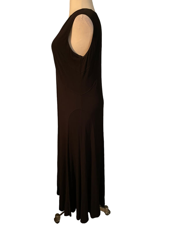 Calvin Klein Size 16 Black Dress