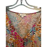 ODDI Boutique Floral Boho Babydoll Dress Plus Size 2X 100% Rayon